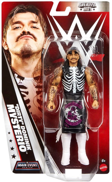 WWE "Dirty Dominik Mysterio Mattel Main Event Greatest Hits Series 2 Wrestling Action Figure Toy Wrestler
