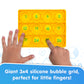 Junior Learning: Math Pop Bingo - Numbers Bubble Grid & Tile Game, Addition-Subtraction-Multiplication, Giant Problem-Solving Silicone Boards, Kids 6+