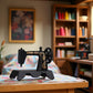 Black 1:12 Mini Lovely Alloy Sewing Machine Miniature Dollhouse Model Decoration Interior Decoration Accessories Convenient