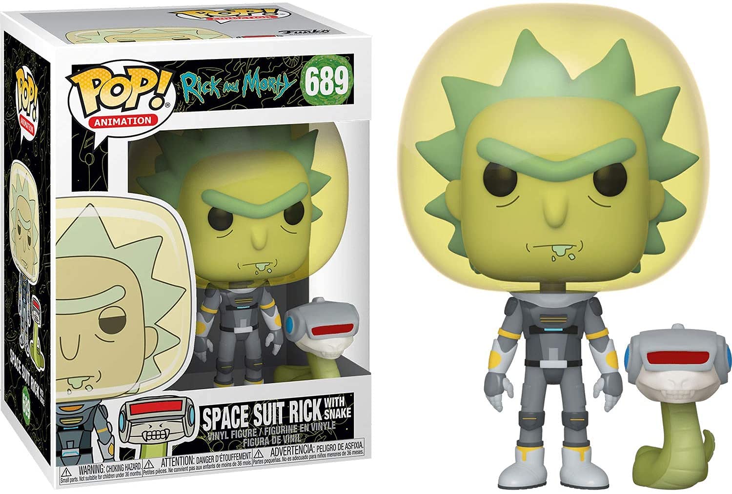 Funko POP! Animation: Rick and Morty - Snake Suit Rick & Morty