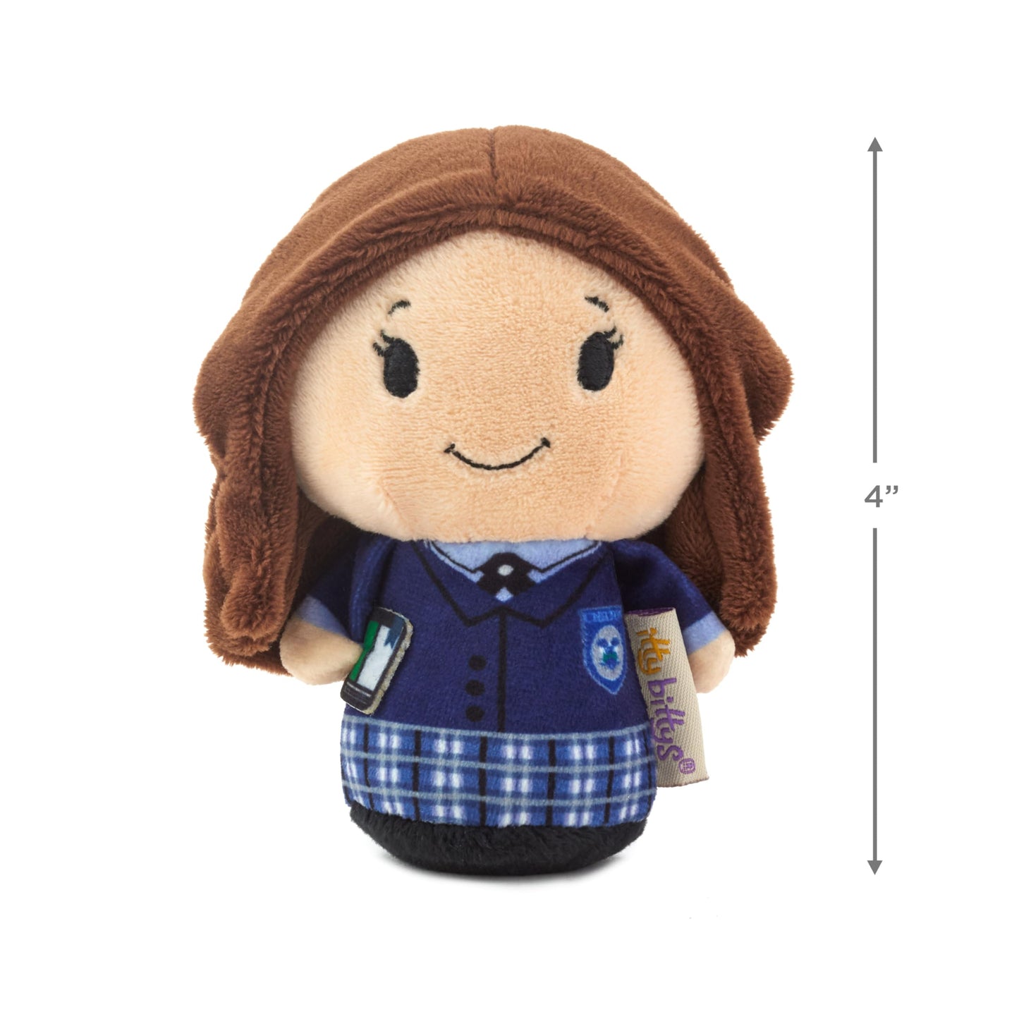 Hallmark itty Bitty Gilmore Girls Plush Toys (Lorelai and Rory) Set of 2, 4" Mini Stuffed Animals, Mom Gift for Mother's Day