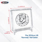 BCW 2x2 Coin Snap - 25 ct Half Dollar Holder | Archival Safe Coin Protector | Crystal Clear Polystyrene Coin Display Case | Ideal for US Kennedy Half