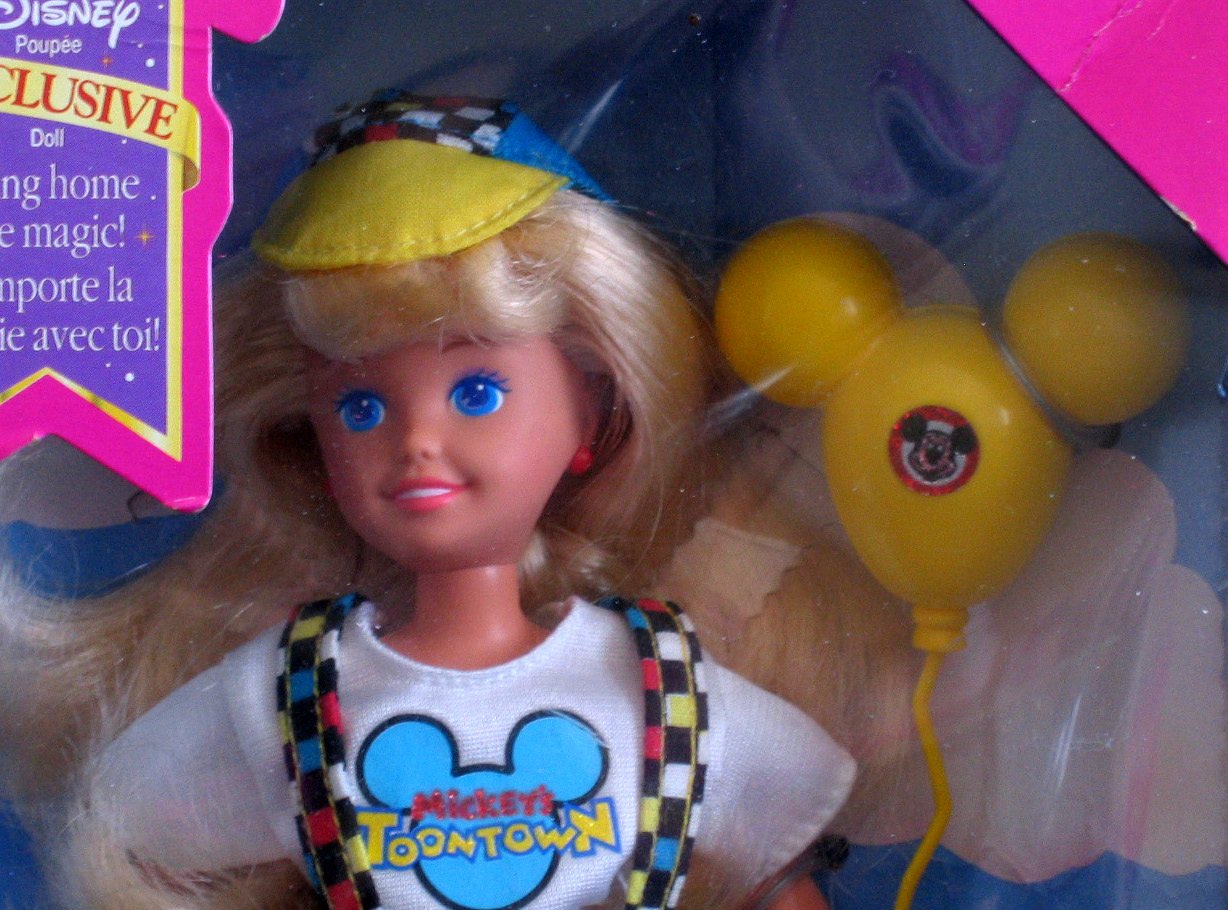 Disney Barbie STACIE Mickey's Toontown Doll Exclusive (1993)