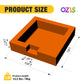 OZIS 10FT Ball Pit Inflatable Foam Pit with Built-in Blower, Portable Foam Party Pit for Indoor/Outdoor Activities Easy to Setup (Orange)