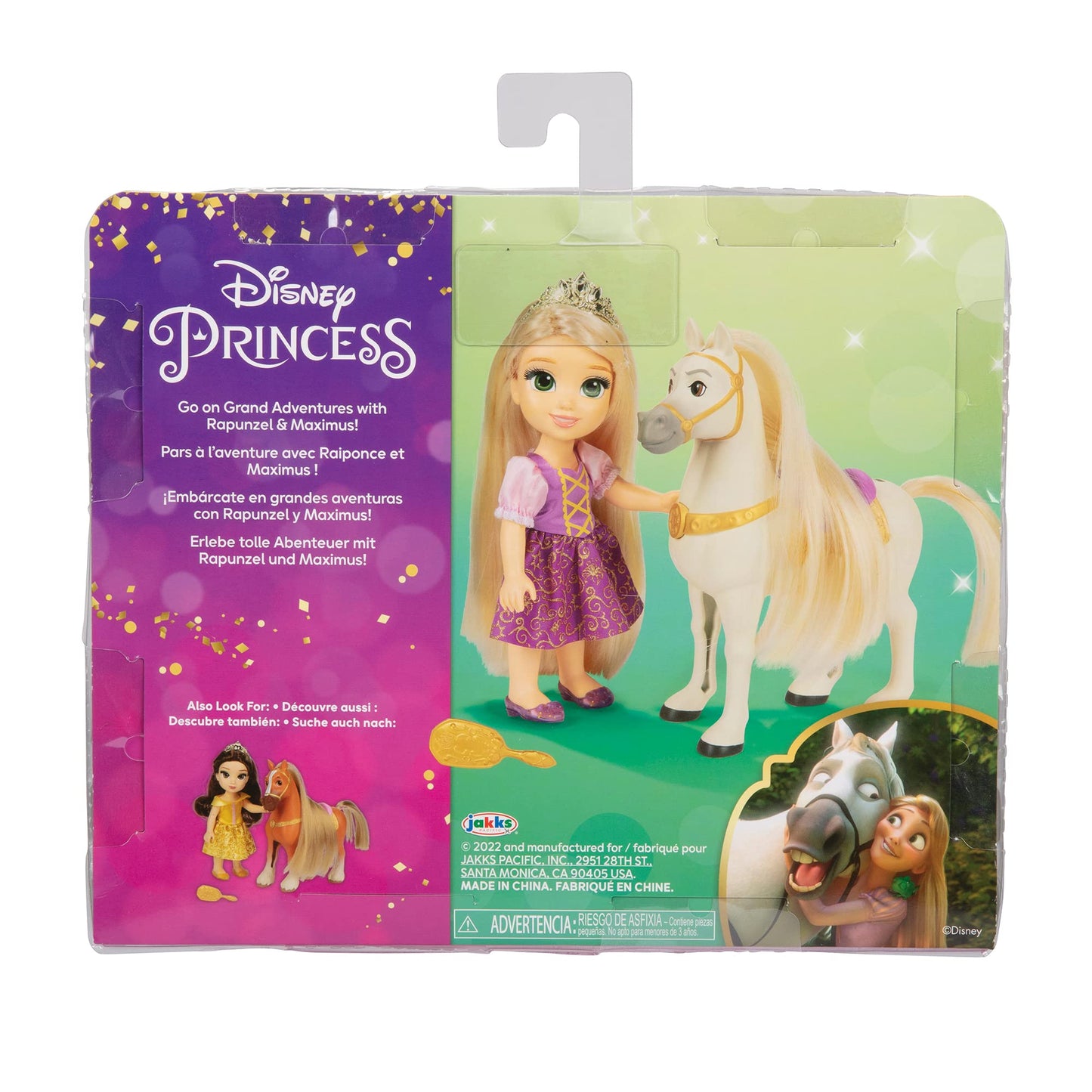 Disney Princess Rapunzel Doll & Maximus Petite Gift Set