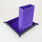 FanRoll Fold Up Dice Tower: Purple, Role Playing Game Dice Accessories for Dungeons and Dragons