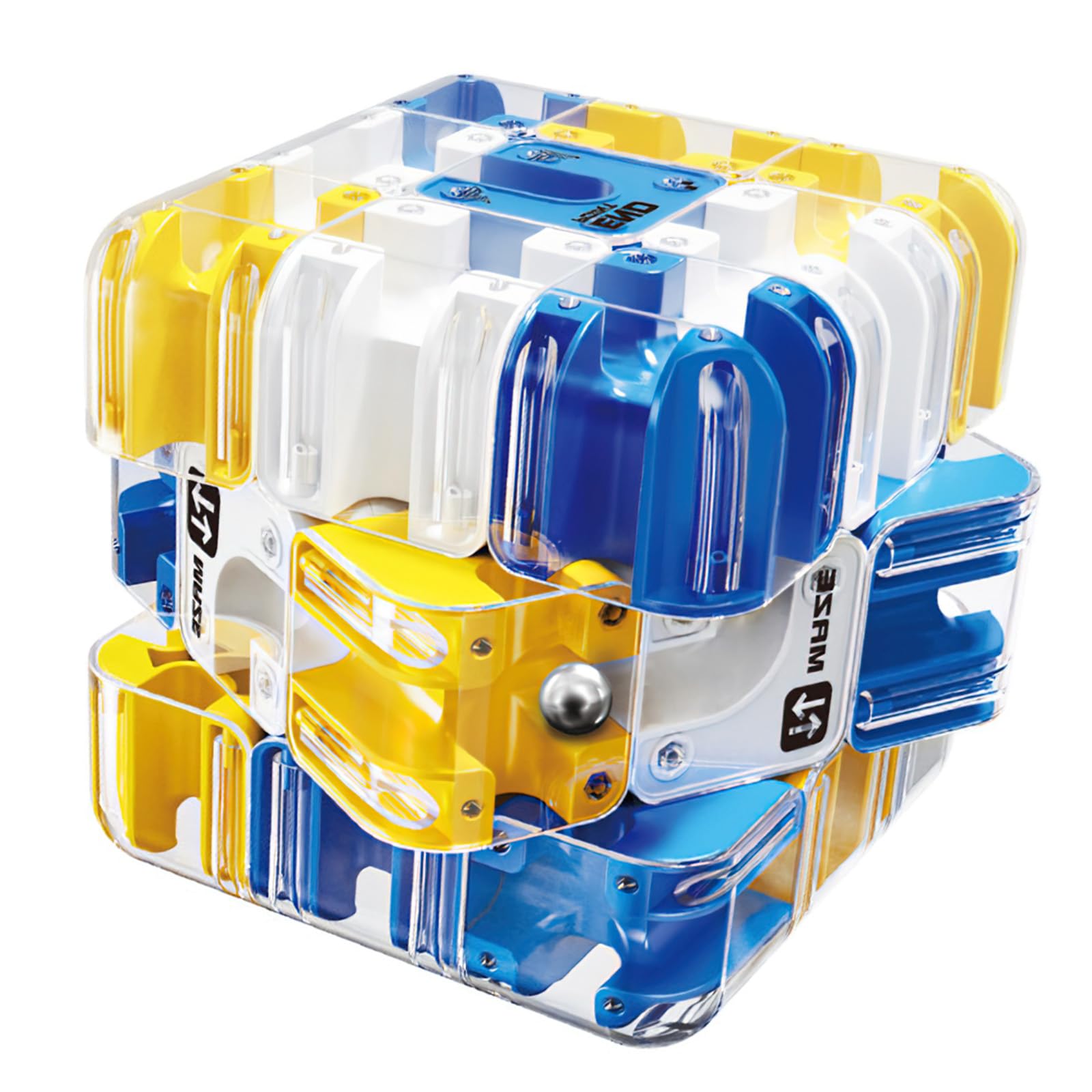 3D Puzzles, Brain Teaser Puzzles Toys Educational Learning Toys(Blue)