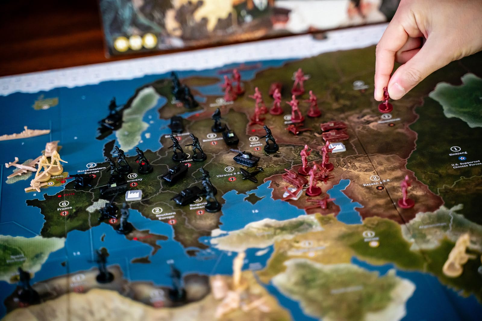 Renegade Game Studios Axis & Allies 1942 Second Edition WWII Strategy Board Game, 2-5 Players, Ages 12+