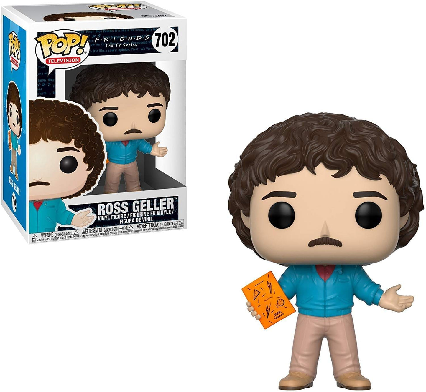 Funko Pop Television: Friends - Too Tan Ross Collectible Figure, Multicolor