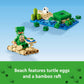 LEGO Minecraft The Turtle Beach House Construction Toy, Minecraft House Building Set with Turtle Figures, Accessories, and Characters from The Game