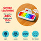 Chuckle & Roar Pop It! ABC & Spelling Keyboard - Multicolor - Smart Letter Guidance with Alphabet Learning Toys - Soft Silicone Keys for Toddler