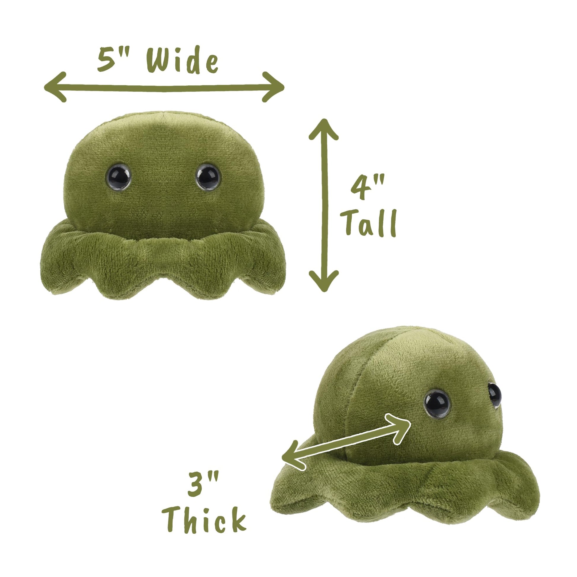 GIANT MICROBES Booger Plush -Learn About Your Sinuses with This Humorous Gift for Scientists, ENTs, and Anyone with a Healthy Sense of Humor