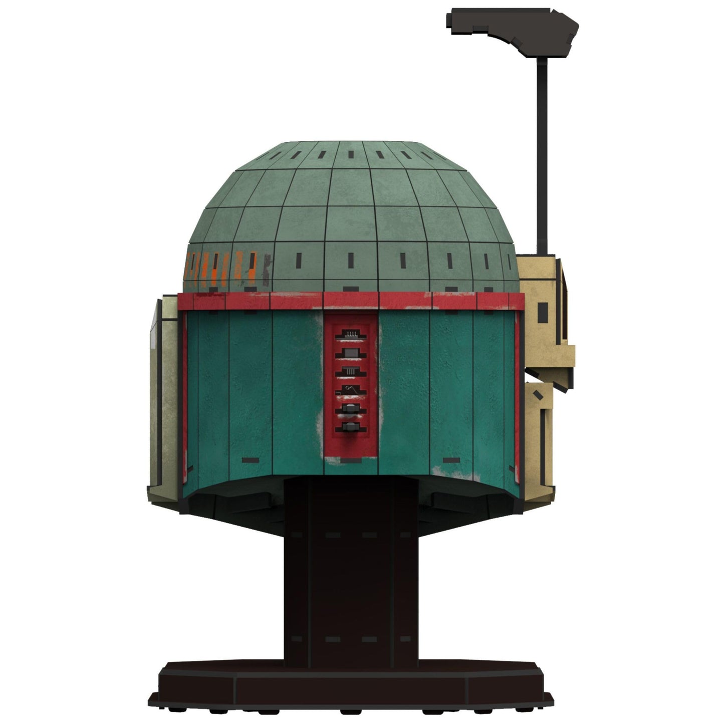 4D Cityscape Time Puzzle Star Wars 3D Paper Model Kits (Mandalorian Boba Fett Helmet) (4D51310)