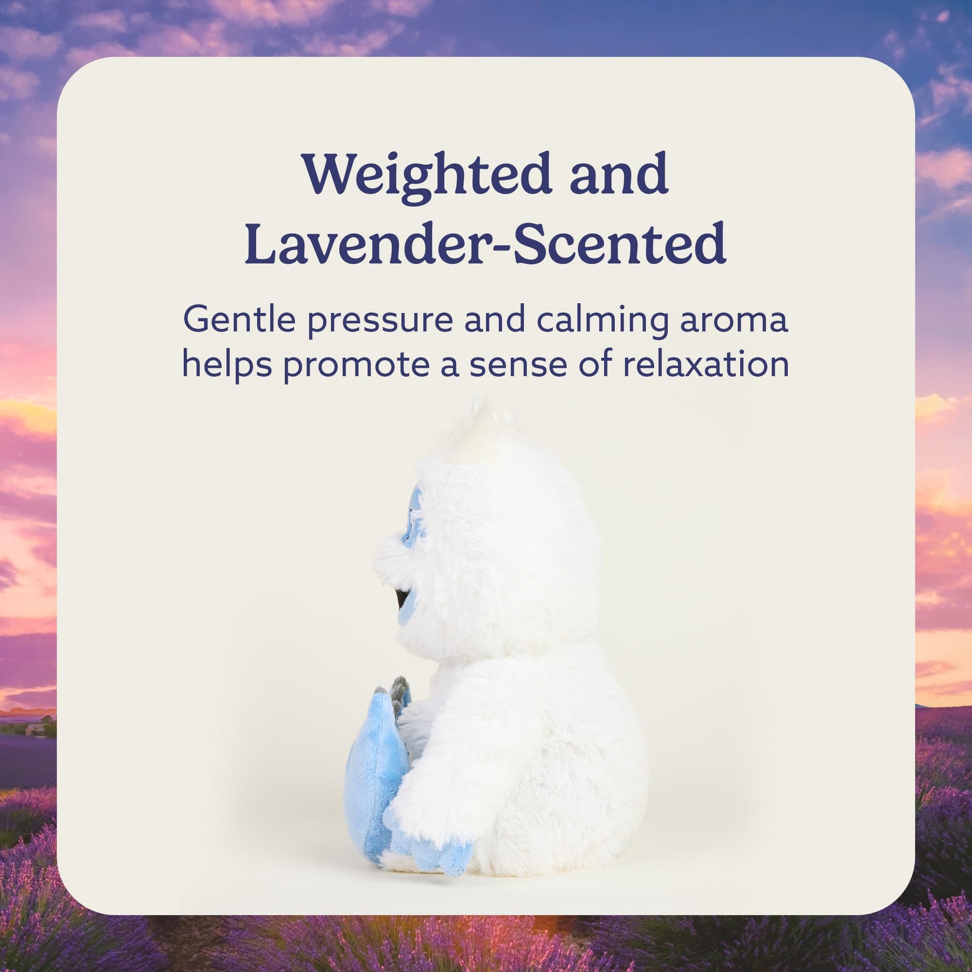 warmies Microwavable & Weighted Stuffed Animals, Bumble - Heated Stuffed Animal Plushie for Warmth & Comfort - Cute Soft Plush Toys for Adults