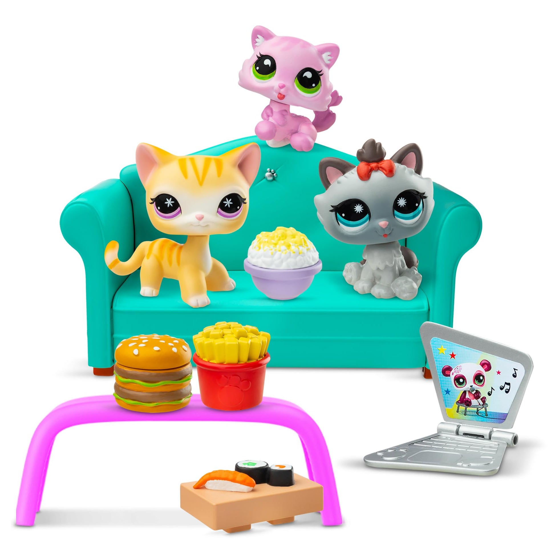 Littlest Pet Shop - Diner Dash Play Pack, Gen 7 Authentic LPS Bobble Head Toy Figure, Collectible Toy Animal, Ages 4+ - Amazon Exclusive