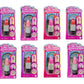 Barbie Mini BarbieLand Fashionistas Dolls, 1.5-inch Dolls in Lipstick Tube, Surprise Reveal (Styles May Vary) - Pack of 4