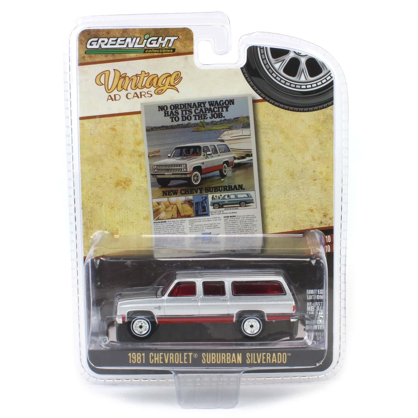 Truck 1/64 1981 Suburban, Vintage Ad Cars Series 10 39140-F