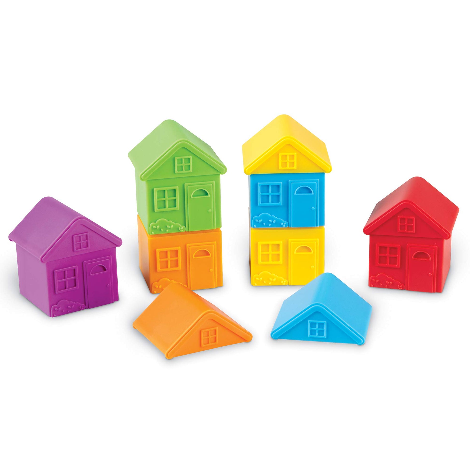 Learning Resources All About Me Sorting Houses - 12 Pieces, Ages 3+ Fine Motor & Sorting Skills, Montessori Toys, Special Education Actives