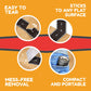 PlayTape Road Tape for Toy Cars - Sticks to Flat Surfaces, No Residue; 30 ft. x 4 in. Asphalt Road