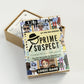 Fun Squared Games Prime Suspect Logic Game with 45 Case Cards | Single Player or Group Play | Ages 8+ | Compact Brain Teaser Game | Detective Game