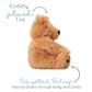 Bear Hugs - Microwavable & Weighted Plush Stuffed Animal - Heated Plushie for Warmth - Cute, Soft, Cozy Toy for Adults & Children (Boys, Girls