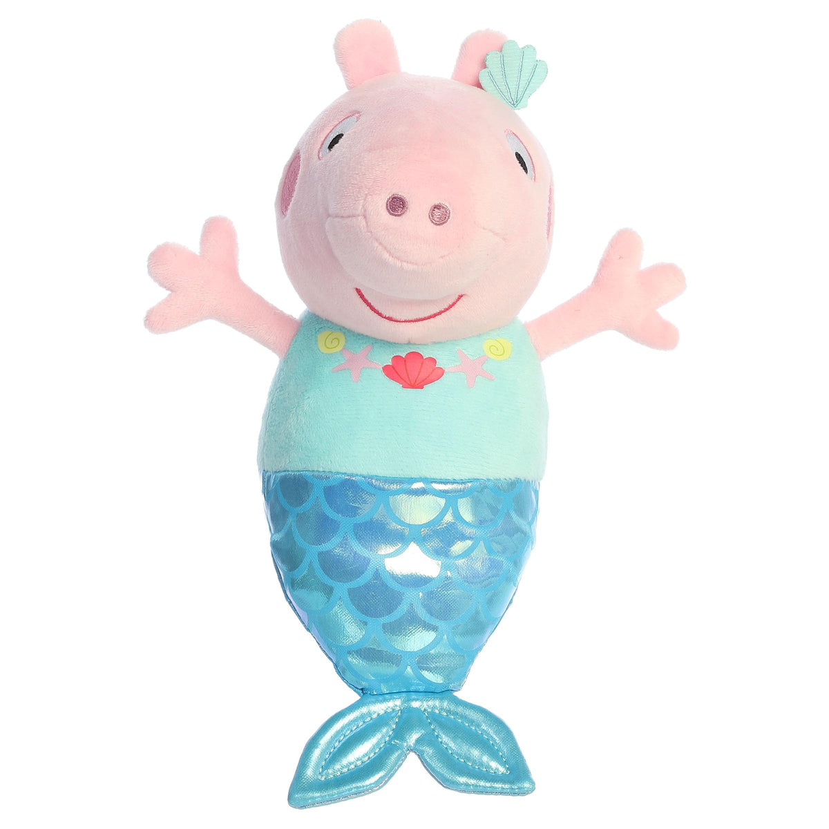 Aurora Peppa Pig 6" Peppa Pig Mermaid Playful Plush