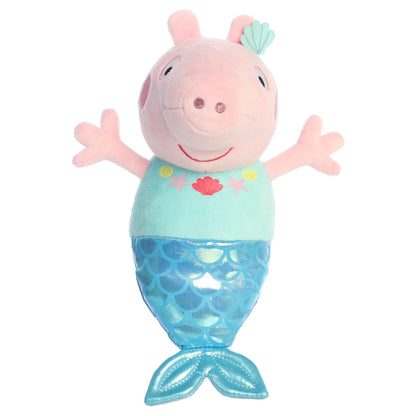Aurora Peppa Pig 6" Peppa Pig Mermaid Playful Plush