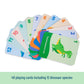 Wildkin Go Fish! Dino Edition - 48 Educational & Fun Game Cards for Kids