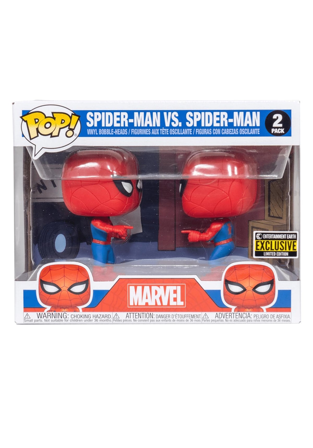 Spider-Man Imposter Pop! Vinyl Figure 2-Pack - Entertainment Earth Exclusive