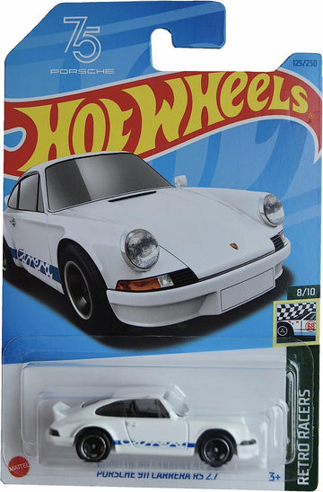 Hot Wheels Porsche 911 Carrera RS 2.7, Retro Racers 8/10 [White]