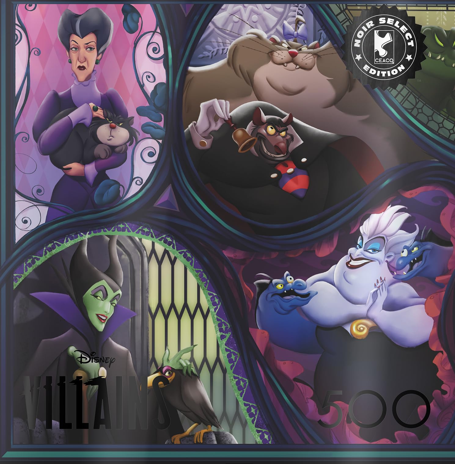 Buffalo Games - Disney - Disney: Villains Pets - 500 Piece Jigsaw Puzzle for Adults -Challenging Puzzle Perfect for Game Nights - Finished Size is