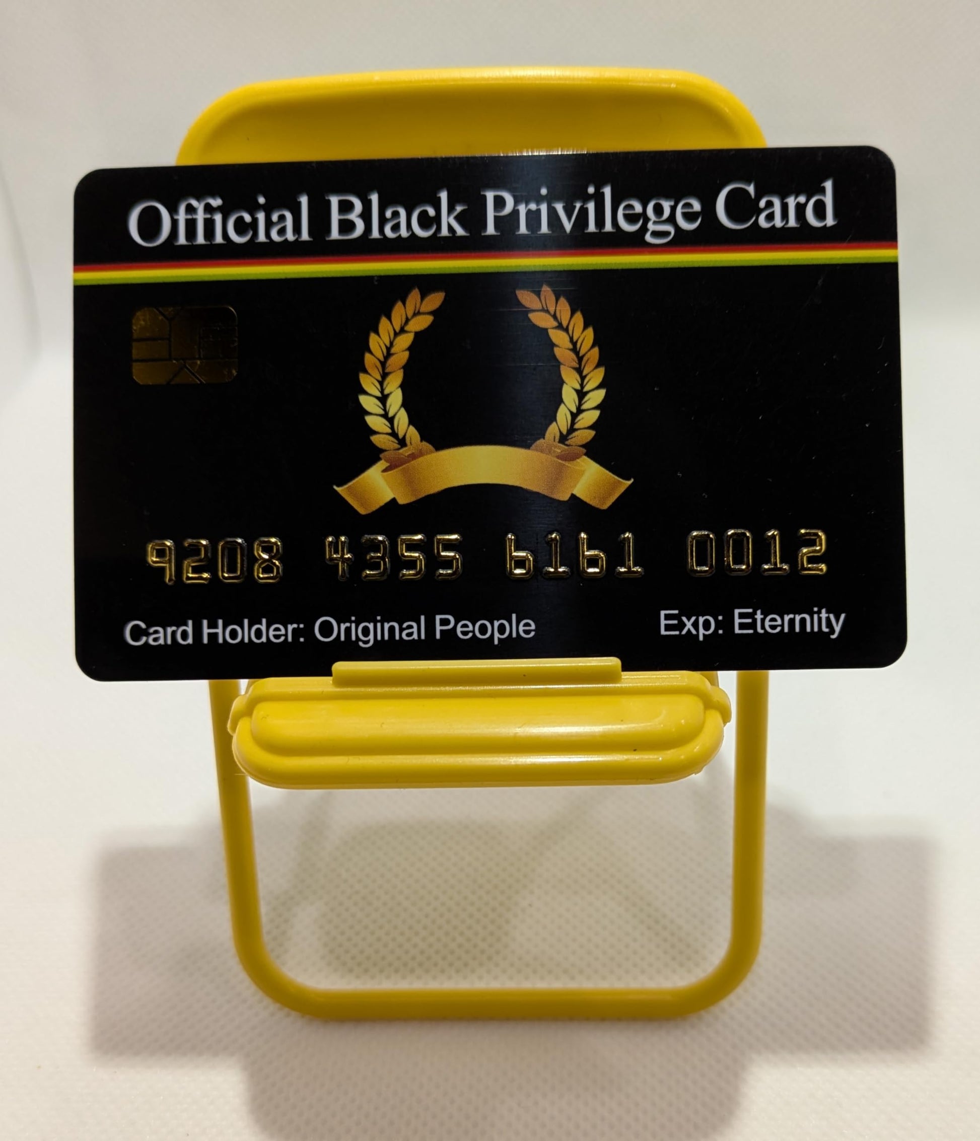 Aromabug Black Privilege Official Card 8 Pack, Raised Numbers on Front. Serial Number on Back Side. Collector Item.
