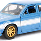 Jada Fast & Furious 1:32 Brian's Ford Escort Die-Cast Car, Toys for Kids and Adults