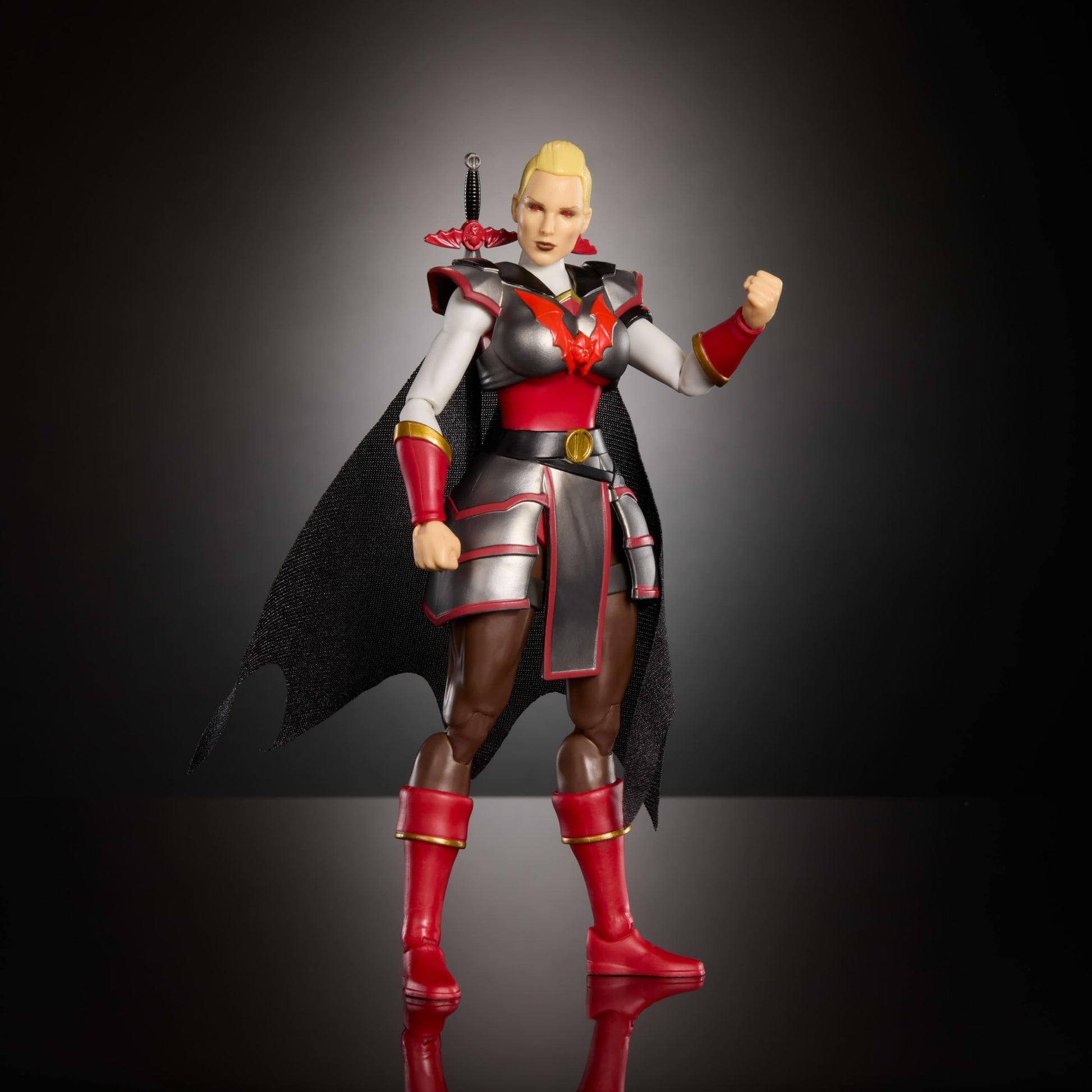 Masters of The Universe Masterverse Action Figure New Etheria Despara, 7 Inch Motu Toy, 30 Posable Joints, 2 Swords, Armor, Adora Head & Evil Mask