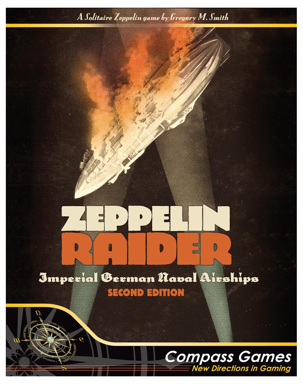 Compass Games Zeppelin Raider: Imperial German Naval Airships - 2nd Edition Adult Board Game