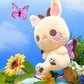 Cuddle Barn PlushGoals - Bella The Bouncy Bunny-Fly | Cute Kawaii Soft Plush Butterfly Bunny Rabbit Cuddly Fairy, 11 inches