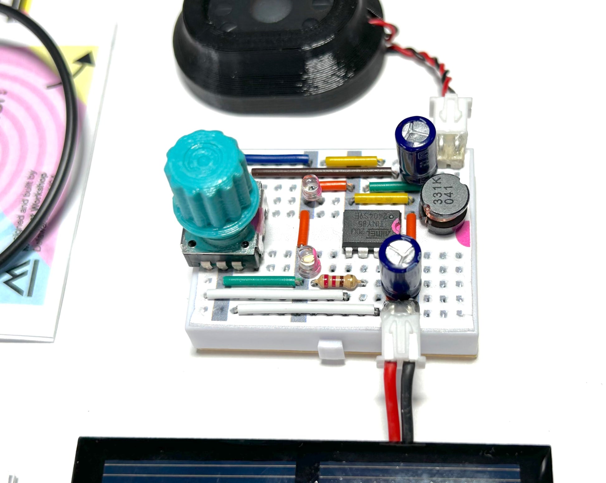 opdo Solar Music Box Kit | Turn Sunlight into Sound | STEM/STEAM DIY Circuit | Ages 9+ | Generative Musical Instrument | Ohio Made | Millions of Tonal