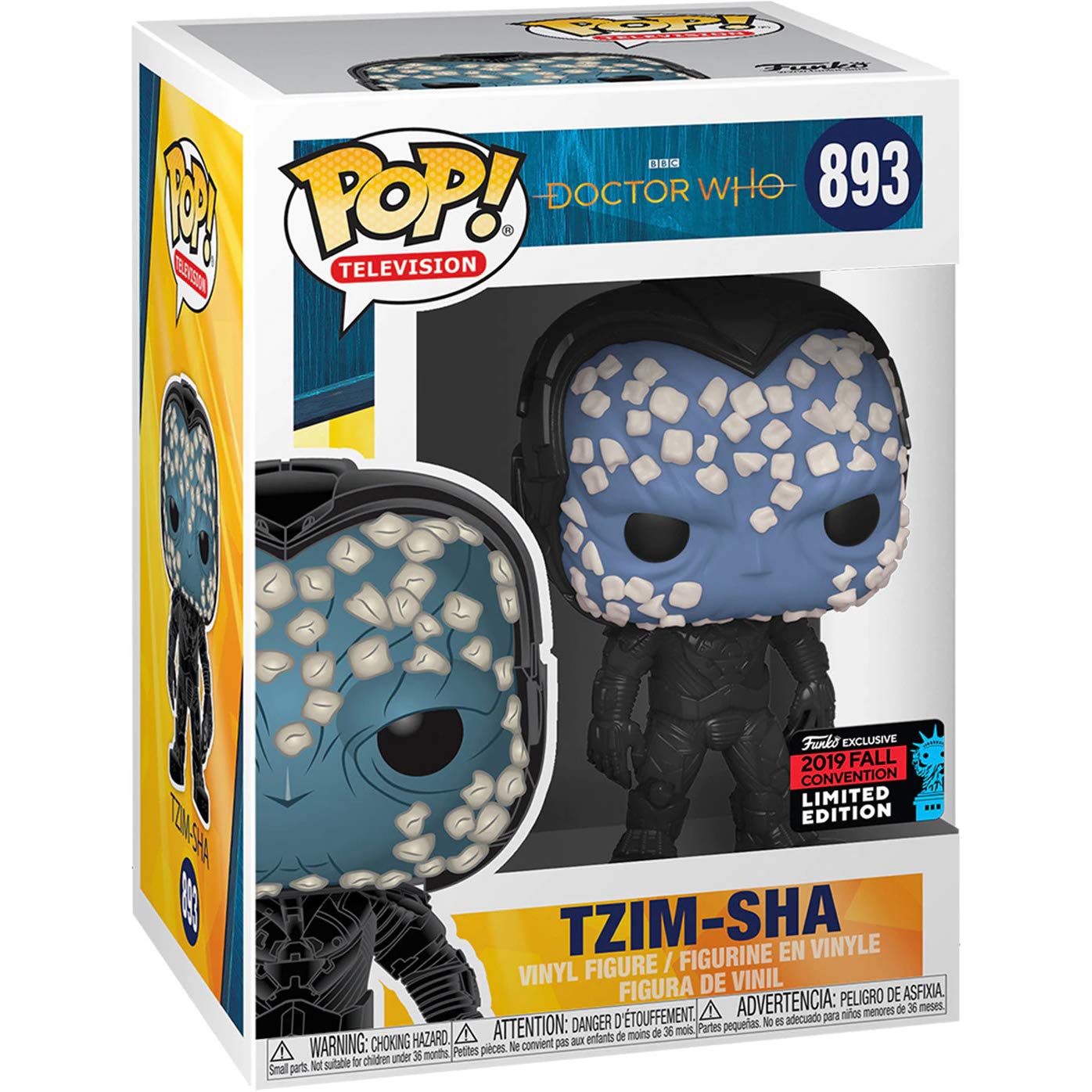 Funko Pop! TV: Doctor Who Tzim-Sha Exclusive #893 (Bundled with Compatible Pop Box Protector Case)