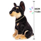 FRANKIEZHOU Realistic Doberman Plush - 12" Lifelike Stuffed Animal, Soft Toy Dog, Gifts for Kids, Baby Gift, Cute Plush, Home Decor, Pet Favorite
