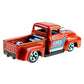 Hot Wheels Orange & Blue 53rd Anniversary Custom '56 Ford Truck 2/5 DieCast Vehicle 1:64th Scale