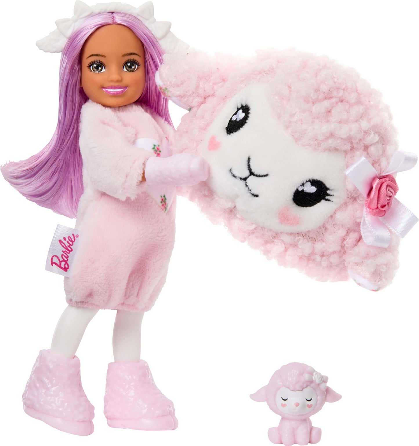Barbie Cutie Reveal Cuddly Series Chelsea Small Dolls & Accessories with 6 Surprises Including Color Change & Mini Pet (Styles May Vary)