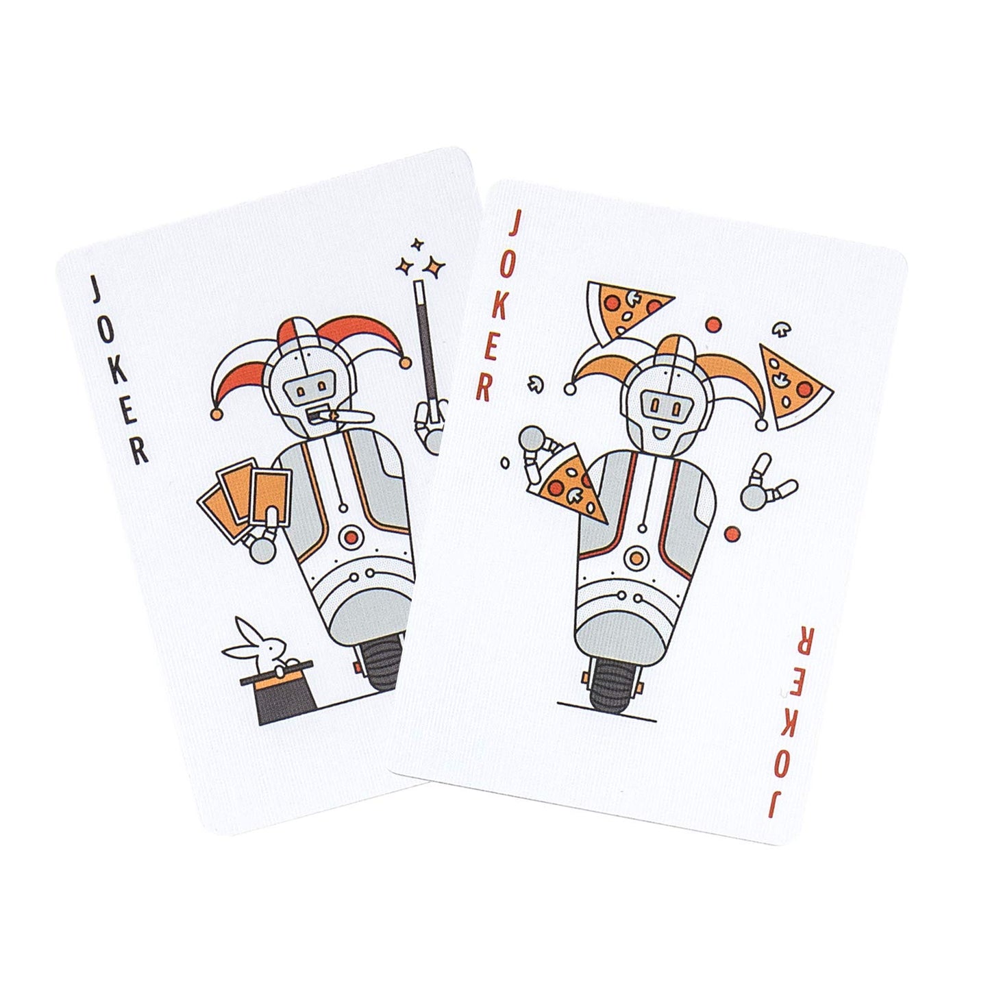 Stellar Factory Deck of Robots | Casino-Quality Playing Cards | Robot Theme | Made in USA | Poker Size 2.5" x 3.5" | 54 Cards with Jokers