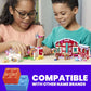 MEGA Barbie Pets Horse Toy Building Set with 3 Micro-Dolls and Accessories, 9 Pets, Easy-to-Build Horse Stables Playset,