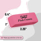Mr. Pen- Pink Pencil Eraser, 100 Pack, Large Latex Free Block Erasers for School, Office, Art Sketching, Homework, Exams, Clean Smudge-Free Correction