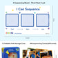 CHEFAN Sequencing Cards for Kids, Speech Therapy Sequence Game with Board, Preschool Kindergarten Storytelling Sentence Building Learning Activities