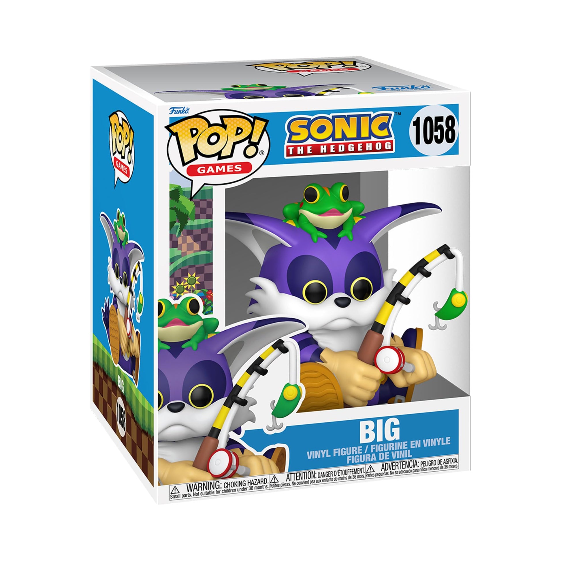 Funko POP! Super: Sonic the Hedgehog - Big the Cat with Froggy