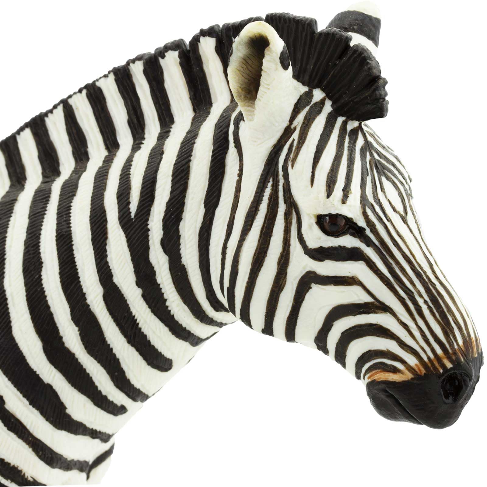 Safari Ltd. Zebra Figurine - Detailed 5.85" Plastic Model Figure - Fun Educational Toy for Boys, Girls & Kids Ages 1+