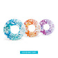 Intex Clear Color Tube #59251 - Color May Vary - 2 Pack