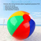 Rindion 6 Pack Beach Balls, 10 Inch Beach Balls for Kids, Rainbow Color Pool Toys Pool Balls for Swimming Pool, Beach Toys Inflatable Ball for Summer