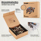 LEOGOR Wooden Jigsaw Puzzles for Adults 500 Pieces (25.2 x 16.4 in), Sea Turtle Puzzle, Extra-Thick 5mm Wood, Colorful Marine Life Design, Unique Gift